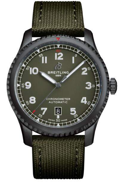 Review Breitling Aviator 8 Replica M173152A Automatic 41 Curtiss Warhawk watch